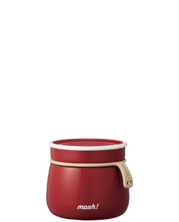 350 latte pot red